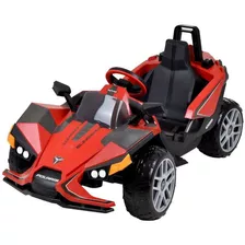 Carrinho Elétrico Polaris Slingshot Vermelho - Burigotto