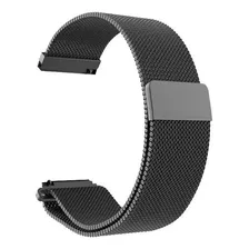 Pulseira Aço Amazfit Xiaomi Huawei Galaxy Watch 20mm Cor Preto