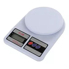 Balança Digital De Cozinha Electronic Sf-400 Pesa Até 10kg Capacidade Máxima 10 G Cor Branco