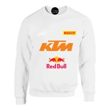 Buzo Hoodie Crewneck Deportivo Ktm Fox Racing 