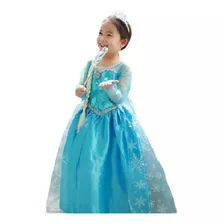 Frozen Vestido Fantasia Princesa Elsa