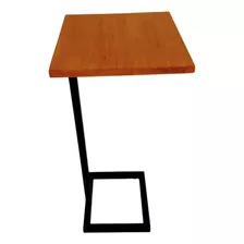 Mesa Auxiliar De Hierro Y Madera 