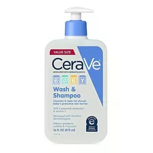 Cerave Baby Wash &amp; Shampoo | 2 En 1 Sin Desgarros