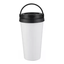 Vaso Viajero Manija Termico Metalico Bebidas Agua Café 