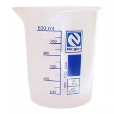 Becker Em Polipropileno 600 Ml Graduado 50/50 Ml - Nalgon