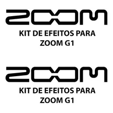 + 200 Efeitos Timbres Kit De Patches Para Pedaleira Zoom G1