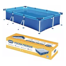 Piscina Retangular 3700 Litros Estruturada Premium Mor