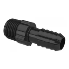 Conector Adaptador Com Rosca Externa 1/2 Para 1/2 Preto