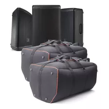 Kit 2 Case Bolsa Capa Para Com Caixa Jbl Eon 715 Acolchoada