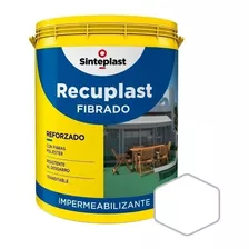 Recuplast Fibrado Techo/terraza Membrana Liquida X 4 Lts Color Blanco