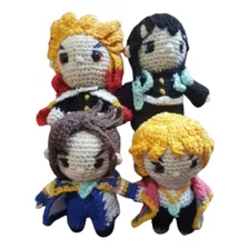 4 Personajes Anime Varios Muñeco Amigurumi Crochet