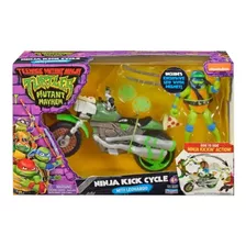 Ninja Kick Cycle Con Leonardo Coleccionables Tortugas Ninja 