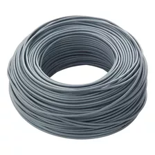 Cable Super Plastico 2x2mm Gris X Rollo 10 Metros 