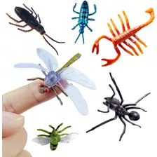 Beinme 6 Piezas De Juguetes De Insectos De Plástico Realista