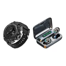 Reloj Deportivo Sanda 739 S Shock + Audifono Bluetooth F9 5c