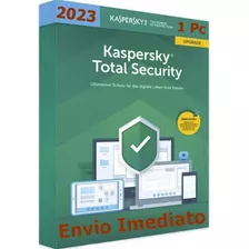  Kaspersky Total Security 1 Pc - 1 Ano Envio Imediato.