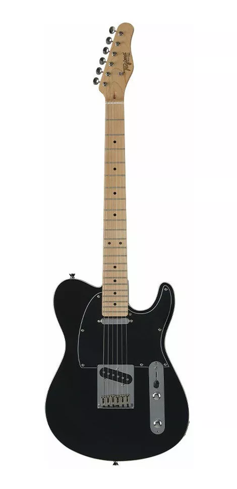 Guitarra Elétrica Tagima Classic Series T-550 De  Amieiro 2022 Black Com Diapasão De Bordo