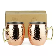 Tazas Pg Moscow Mule, Tamaño Grande, 19 Onzas, Juego De 2 Ja