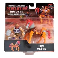 He-man Boneco Fisto Cavalo Stridor Revelation Mini Eternia