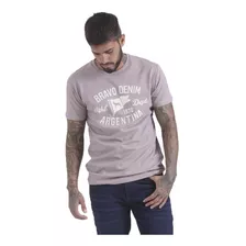 Remera Manga Corta U Estampada Flag | Bravo Jeans (28793)