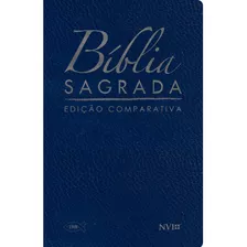 Bíblia Comparativa Extra Gigante Rc - Nvi - Luxo Azul, De Sbi. Geo-gráfica E Editora Ltda Em Português, 2017