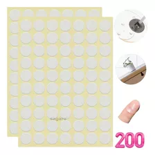 200 Adesivos Dupla Face Autocolantes 1cm Para Pavio De Velas