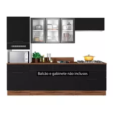 Cozinha Em Aço 3 Peças, 6 Portas, Com Vidro - Itatiaia Exclusive