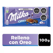 Chocolate Milka® Relleno Con Oreo Y Crema Barra 100 G