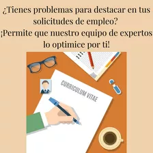 Optimiza Tu Cv Y Carta De Presentación.