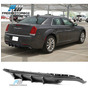 Fits 12-14 Chrysler 300 Srt8 Pu Black Front Bumper Lip S Zzg