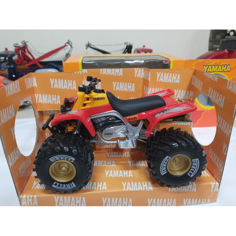 Moto de Ferro Trilha Miniatura Yamaha YZ 250 1:6 na Caixa New-Ray