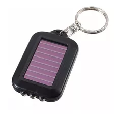 Llavero Linterna Carga Solar 3 Led Portatil Emergencia