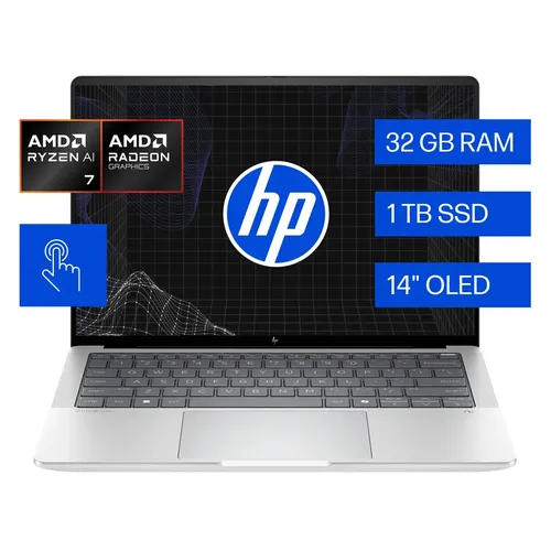 Notebook Hp Elitebook X G1A Ryzen Ai 7 Pro 32Gb Ram 1T Ssd