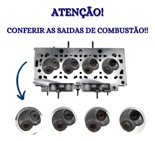 Cabecote Peugeot 207 C3 1.4 8v 2006 A 2012 Gasolina Revisado 3