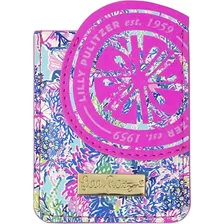 Lilly Pulitzer Leatherette - Soporte Adhesivo Para Tarjetas.