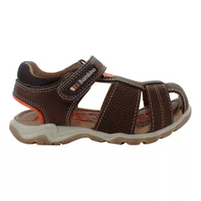 Bambino Huarache Casual Ajustable Moda Fresco Café Niño 8453