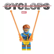 Boneco Cyclops Ciclope Clássico Marvel X-men Compatível Lego