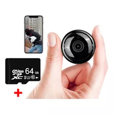 Mini Câmera Espiã Com Infravermelho Wifi Visão Noturna+ca