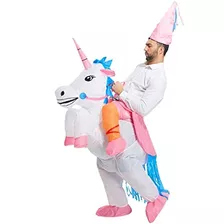 Disfraz Inflable De Unicornio Para Adultos O Niños,talla U