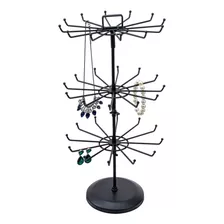 Mygift Árbol De Joyería Clásico De Metal Negro Mate De 3 Niv