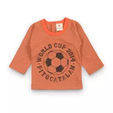 Remerita Futbol Manga Larga Bebe Pitocatalan (14w214)