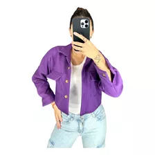 Camisaco Corto / Crop De Paño - Mujer