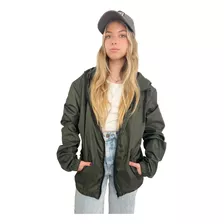 Customs Ba Trench Mujer Piloto Campera Rompevientos Pilotos Beige Negro Impermeable