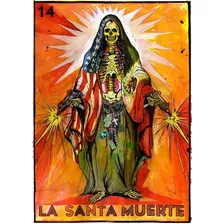 Poster La Santa Muerte 65x100cm Decorar Mexico Texmex Bar