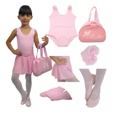 Kit Roupa De Ballet Completa, Figurino Balé Regata