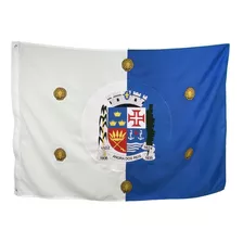Bandeira Município De Angra Dos Reis 2p Oficial (1,28x 0,90)