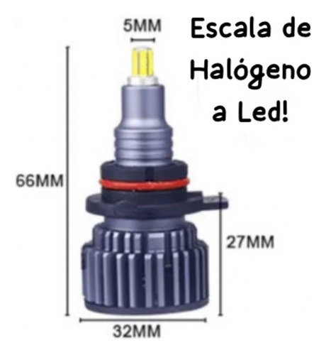 Led 360 Canbus 6000k 20,000lumenes Escala De Halgeno A Led Foto 2