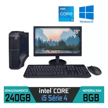 Computador Completo Core I5 Série 4 Ram 8gb Ssd 240gb Win 10