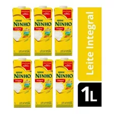 Kit C/6 Leite Integral Nestlé Ninho 1l