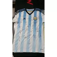 Camiseta Firmada Mundial 2014 Argentina